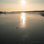 Anocheciendo en la bahía