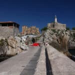 Iglesia de Santa Maria de Castro desde la muralla
