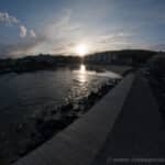 Atardecer en la playa El Sable